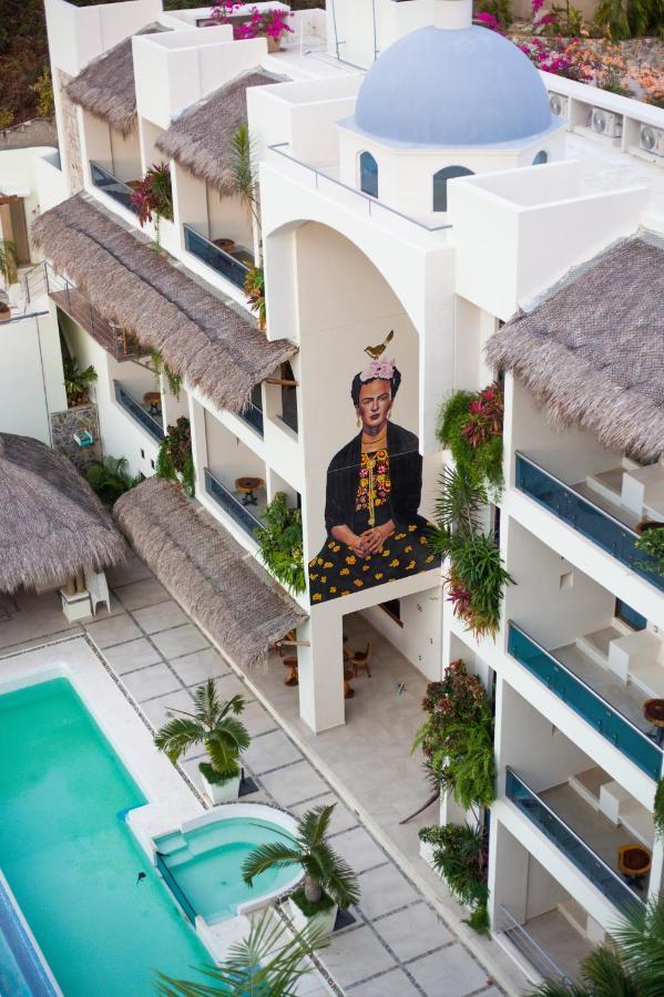 Hotel Casa Justina Puerto Ángel エクステリア 写真