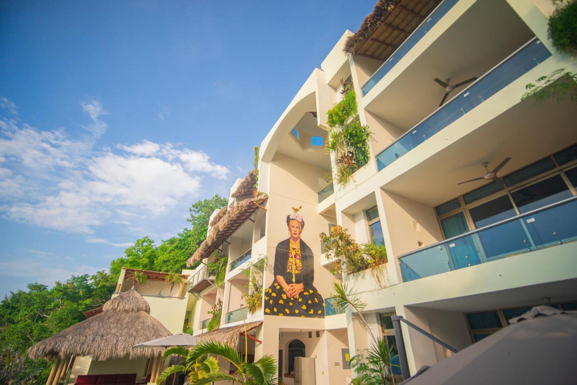 Hotel Casa Justina Puerto Ángel エクステリア 写真